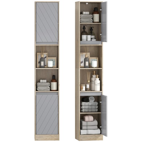 Homcom narrow bathroom - narrow, storage
