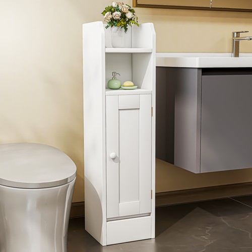 Slim bathroom floor storage - slim,